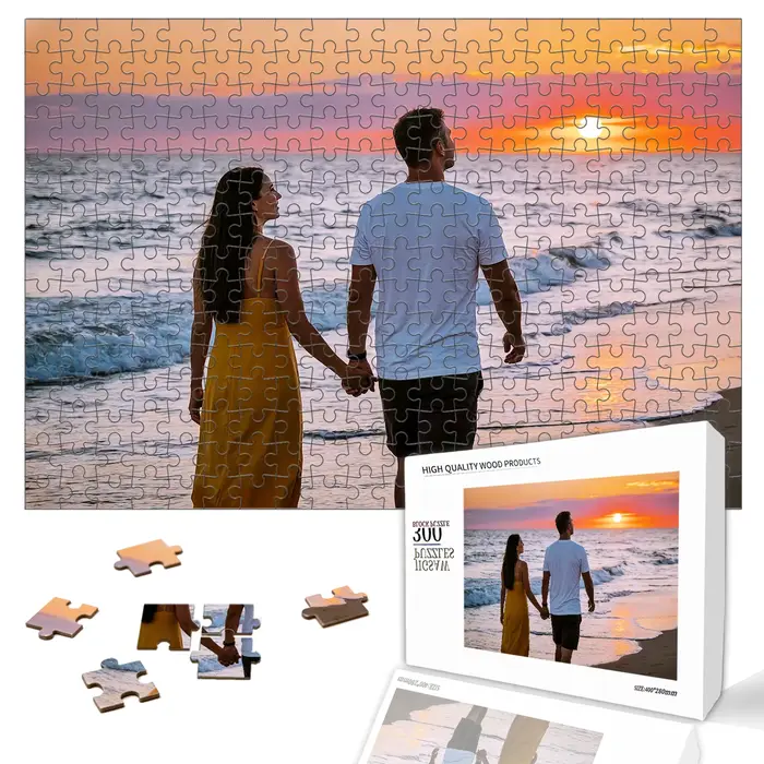 Puzzle personnalisé en bois pour adultes et enfants