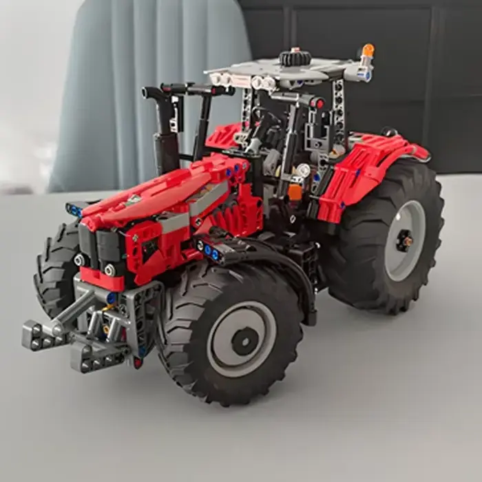 1137 pièces Massey Ferguson 7480 modèle de tracteur Moc blocs de construction bricolage créatif éduc