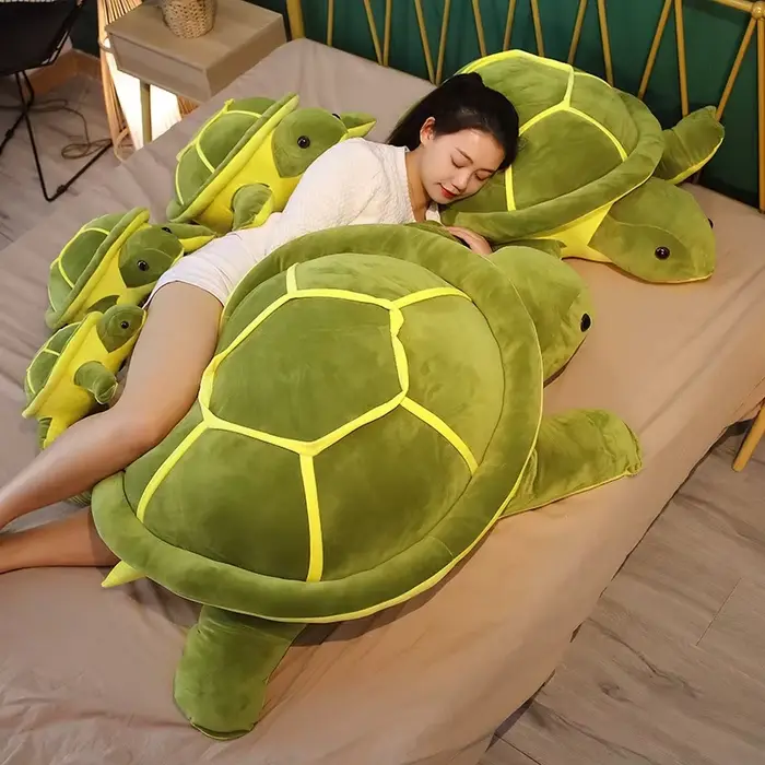 Jouet en peluche tortue de mer douce pour enfants
