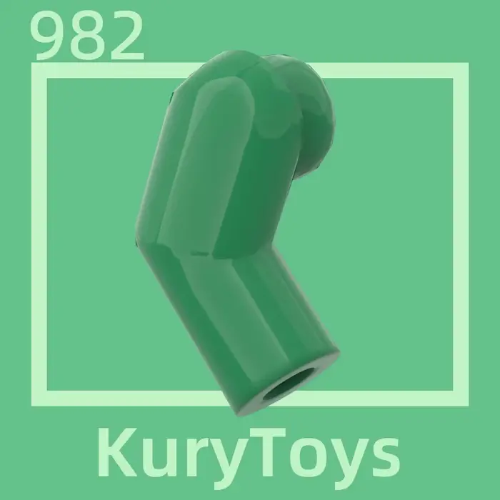 Kury Toys DIY MOC pour 982 # Pièces de blocs de construction pour bras de partie de carrosserie, dro