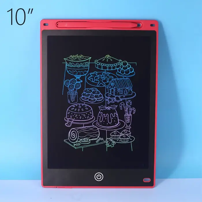 10 "tablette d'écriture tablette d'écriture électronique tablette de dessin écran LCD tablette d'écr