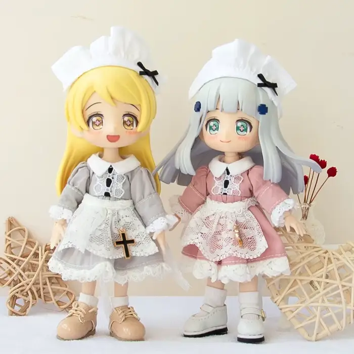 Nouveau Ob11 poupée Suki Ins vêtements jupe poupée princesse robe costume poupée robe de chambre pou