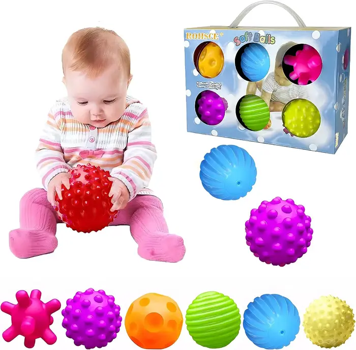 Balles sensorielles pour bébé