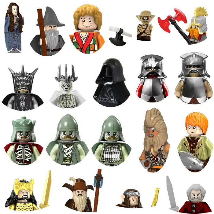 Ornements de modèle médiéval jouet de Lord of the Rings miniature nain ringwraith roi sorcier Angmar décoration intérieure maison événements spéciaux