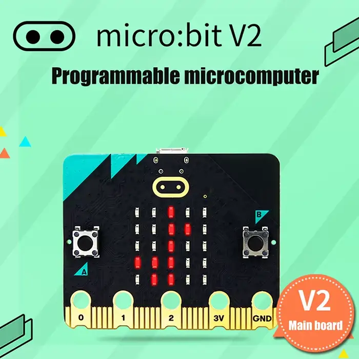 Nouvelle carte de développement DIY BBC Micro:bit V2 Go Edition pour enfants, BBC Micro:bit V2.0