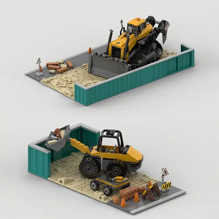 Modèle de Construction Ingénierie Modulaire Blocs de Construction Bricolage Assemblage Jouet pour Enfants Cadeau Occasions Spéciales
