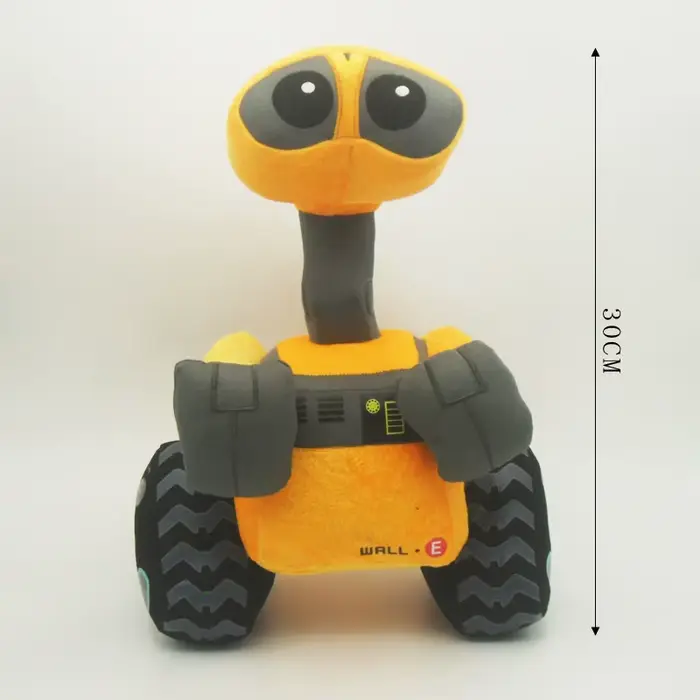 Dessin animé 30 cm WALL-E robot vif en peluche mur E Minion Robot modèle doux en peluche poupée joue