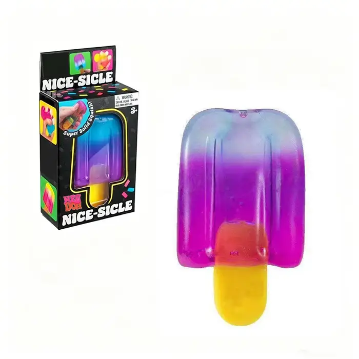Jouet sensoriel Needoh Nice Cream Cone Nice Sicle, non toxique, à récupération lente, anti-stress, j
