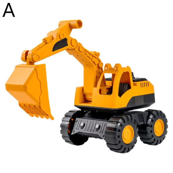 Camion de chantier à grande inertie pour enfants, excavatrice de plage renforcée résistante aux chut