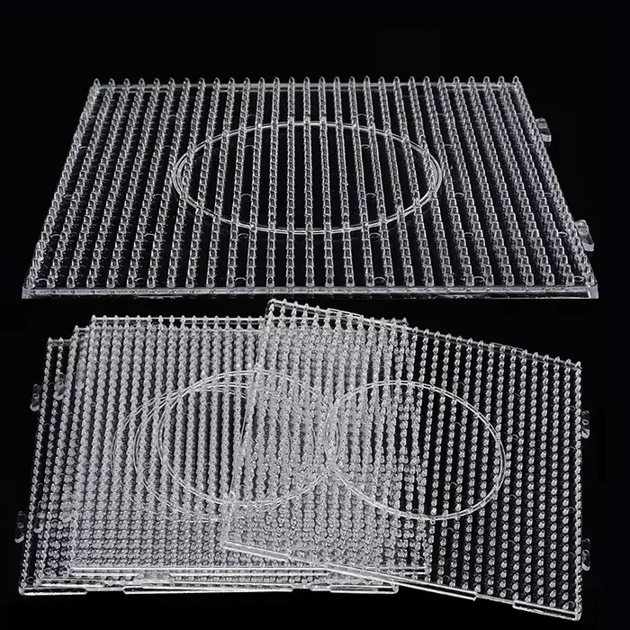 5mm Perler perles carré panneau perforé 3D Puzzle Juguetes pour Hama perle jouets éducatifs pour enf