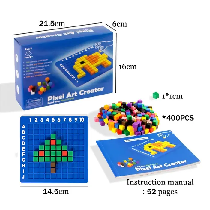 Jeu de société Pixel nights pour enfants, puzzles, jouets Montessori, entraînement à la pensée logiq