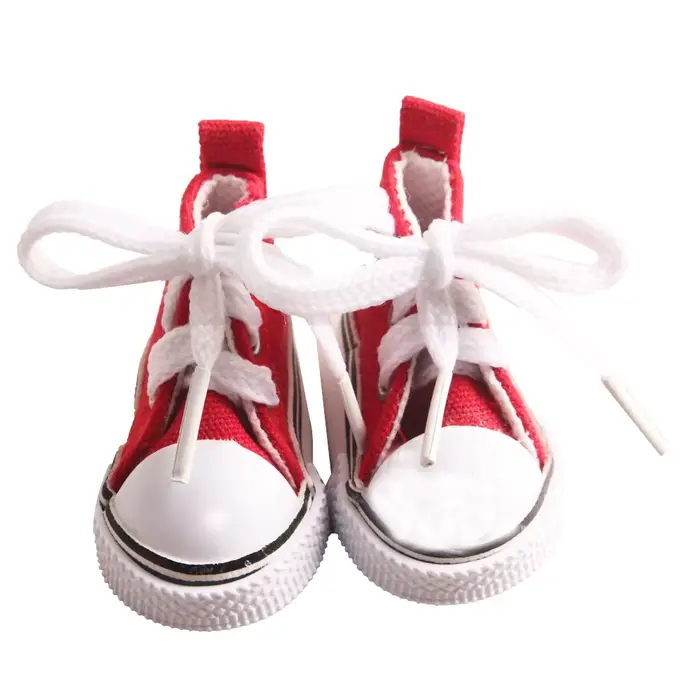 14 ''mode mignon 5 cm toile 13 couleurs poupée chaussures Snekers pour 1/6 BJD poupées russe bricola