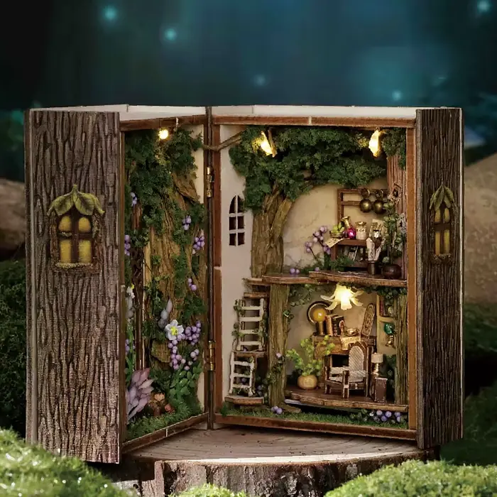 Maison de poupée Miniature en bois, Puzzle 3D, Kit de modèle de construction, jouets pour petite piè