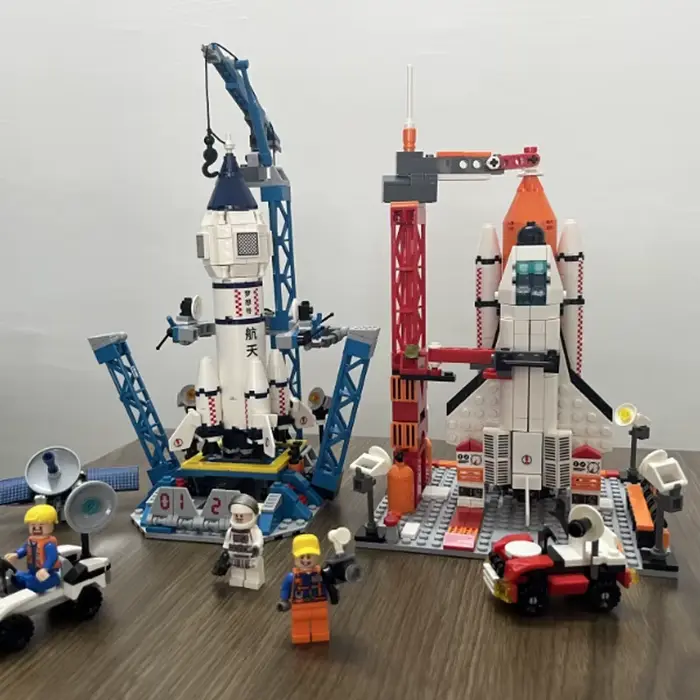 Modèle d'assemblage de fusée spatiale