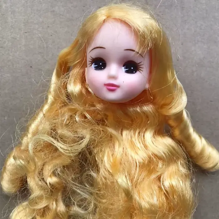 Licca – tête de poupée originale mignonne pour petite fille, tête chauve, plantation de cheveux, têt