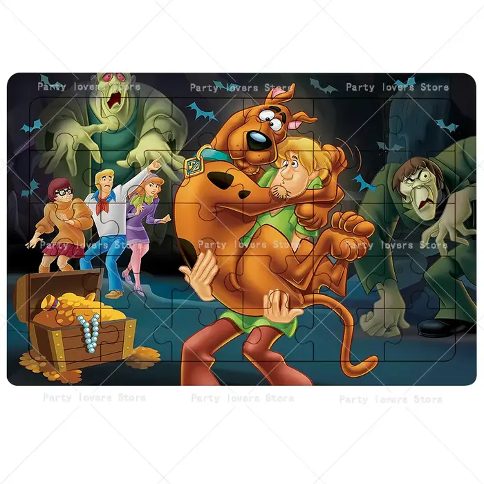 Puzzle Scooby Doo 30 pièces univers de dessin animé puzzle magique décompression éducative cadeau pour adultes occasions spéciales