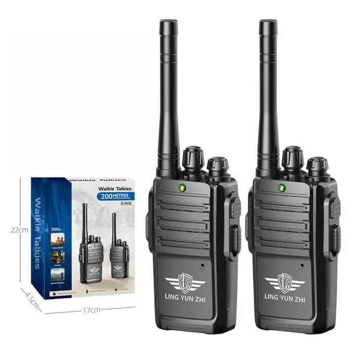 Talkie-walkie jouet Interphone Dialogue téléavertisseur sans fil jeu de Communication intérieure et extérieure 2 pièces/ensemble batterie non incluse