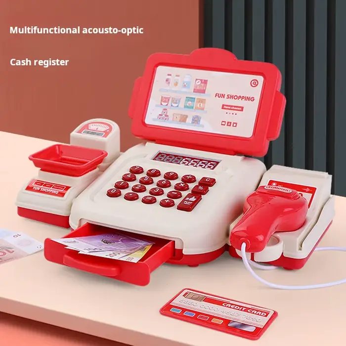 Supermarché caisse enregistreuse Simulation multi-fonction caisse enregistreuse enfants jouent chaque famille jouets jouets éducatifs