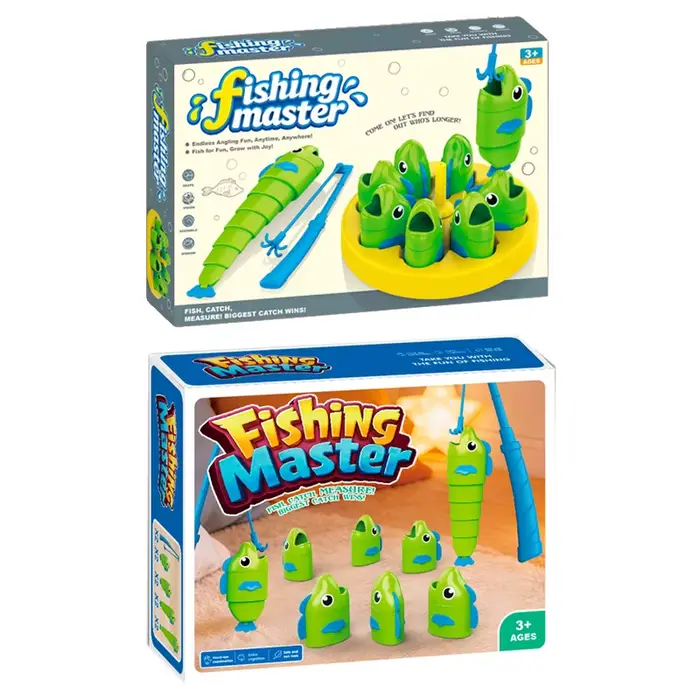 Jeu de société Fishing Master Blind Fishing Luck Challenge, jeu familial, cadeau idéal pour Pâques, 