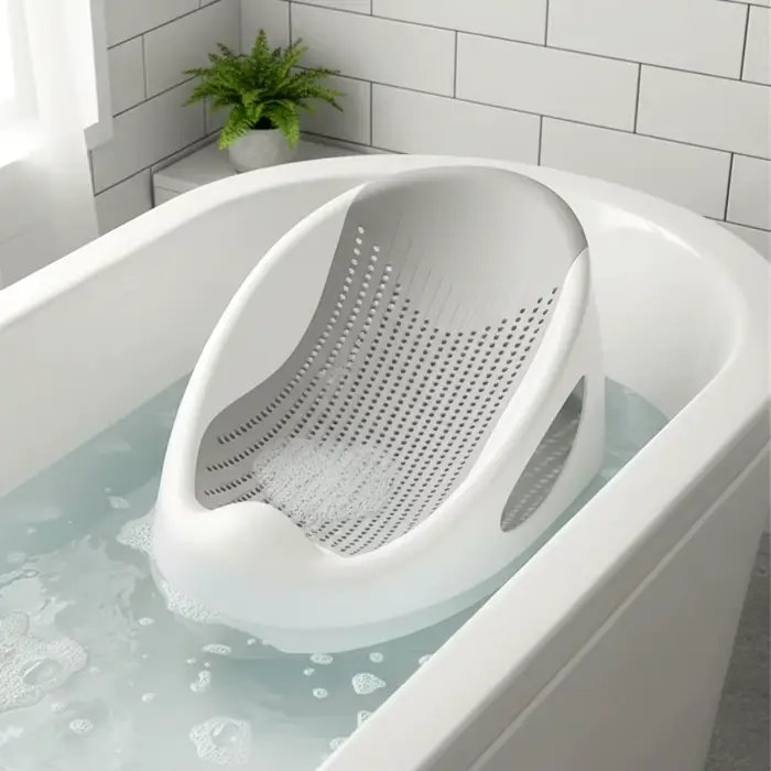 Baignoire pour bébé, Support en maille de Silicone