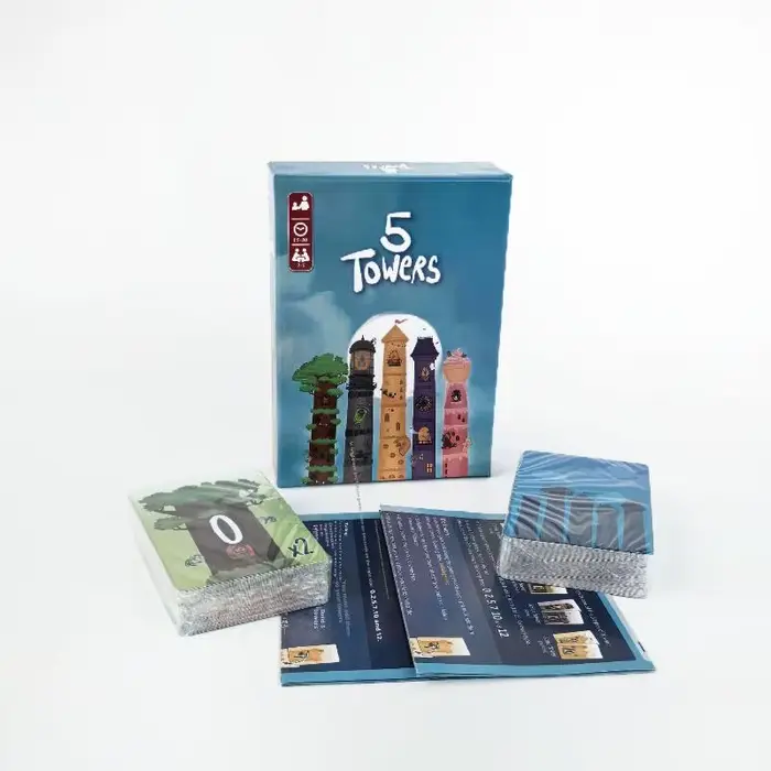 1 ensemble de jeu de société 5 tours pour 2 à 6 joueurs, jeu de Puzzle de fête de stratégie amusant, rapide