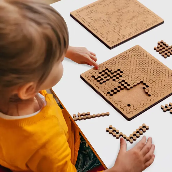 Puzzle Impossible en bois IQ pour adultes, casse-tête Impossible, casse-tête, dix niveaux de difficu