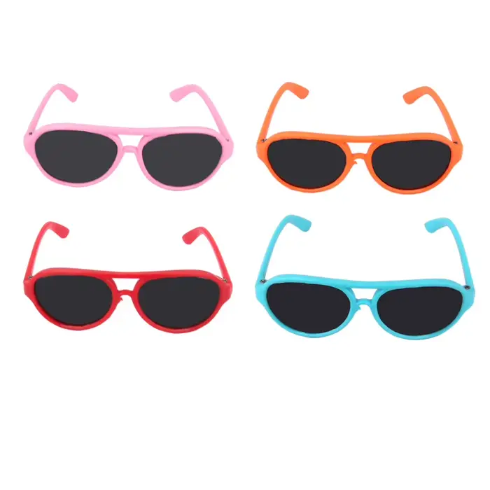 Accessoires de poupée de 18 pouces en PU variés lunettes de soleil colliers épingle à cheveux pour filles et garçons occasions spéciales