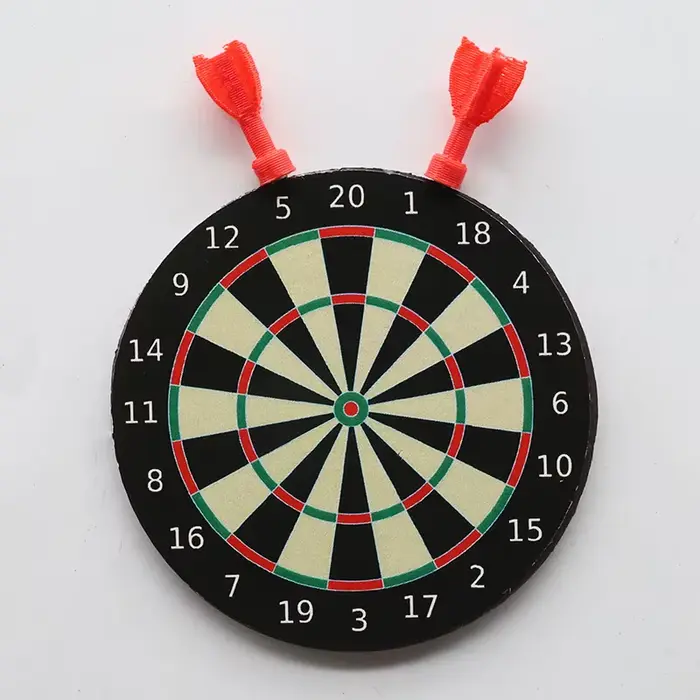 Mini jeu de fléchettes, aimants pour réfrigérateur, combinaison de jeu de simulation, accessoires de