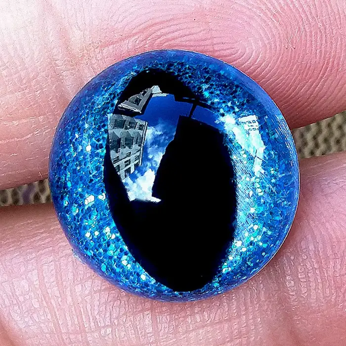 Yeux de sécurité pour chat en plastique à paillettes 3D, 10 paires, pour jouets au Crochet, marionne