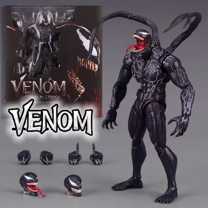Figurine articulée Venom Carnage Anti-Venom, version film Let There Be Carnage, modèle articulé, jou