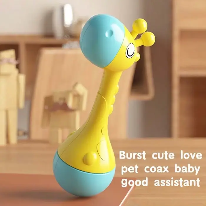 Hochet en plastique ABS en forme d'animal de compagnie pour bébé, jouet éducatif doux pour le développement moteur et sensoriel, cadeau pour nouveau-né et bébé en bas âge