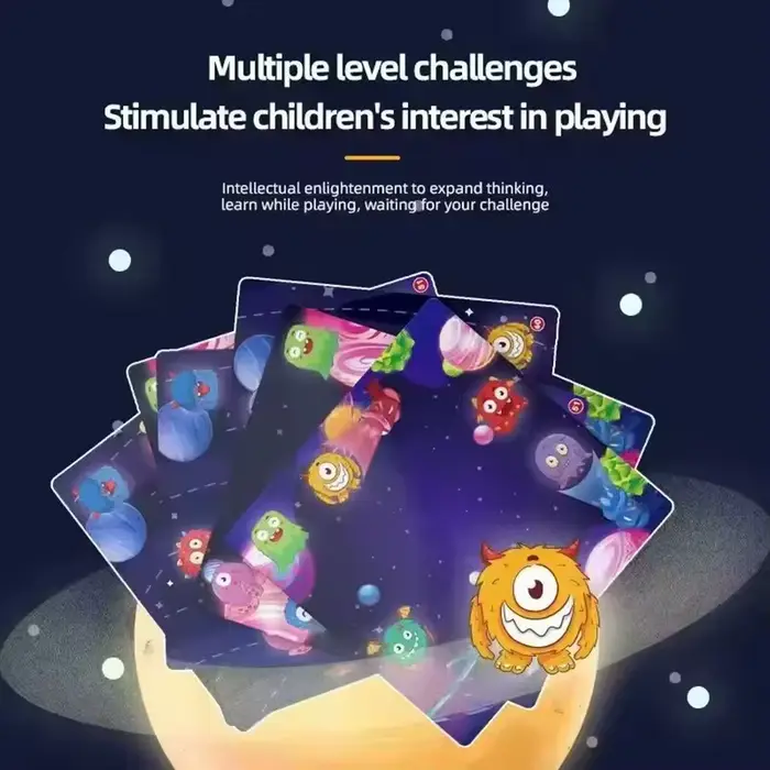 Jeux de société d'entraînement à la pensée logique Montessori