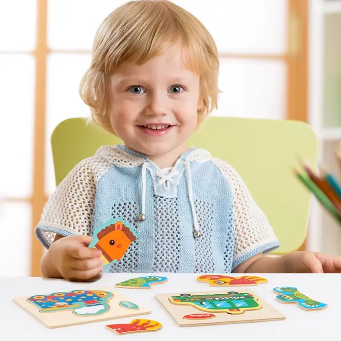 Puzzle 3D en bois, petite taille