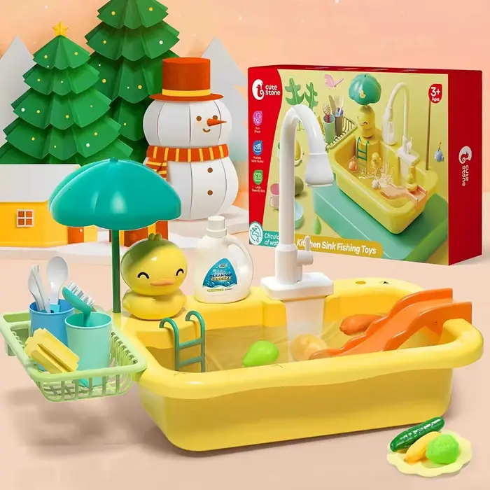Évier de jeu avec eau courante