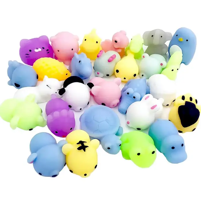 Mochi Squishy jouet animaux mignons Fidget presser jouets anti-Stress pour enfants cadeau drôle cadeaux de fête d'anniversaire prix de classe