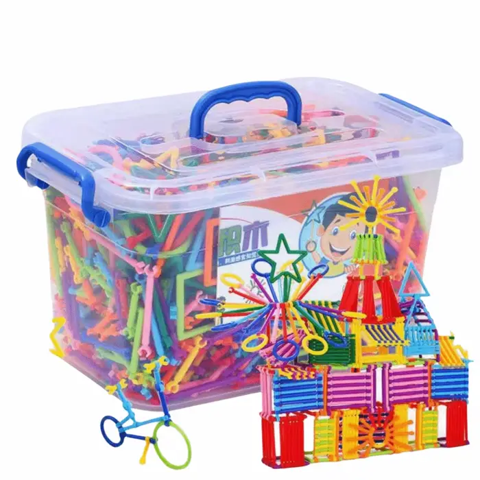 Puzzle créatif pour enfants, 300/500/800/1000/1200 pièces, blocs de construction 3D colorés, dévelop