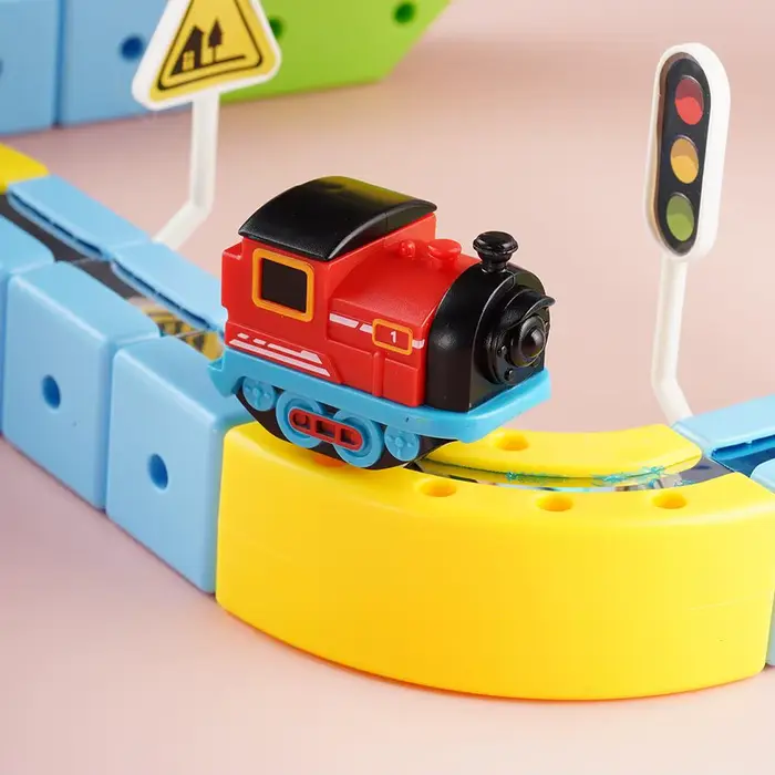 Train magnétique à connexion magnétique