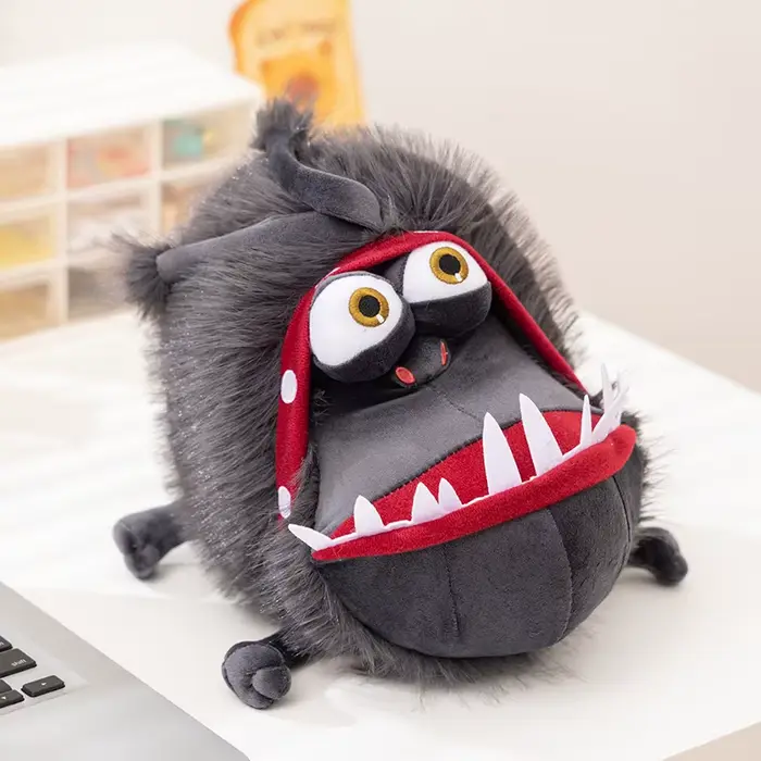 Nouvelles figurines amusantes des chiens de Gru, Kyle, animaux mignons à grande bouche, jouet décora