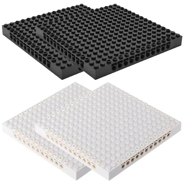 Bloc de construction d'art Pixel, plaque inférieure 65803, brique 16x16, partie Compatible 98138 pix