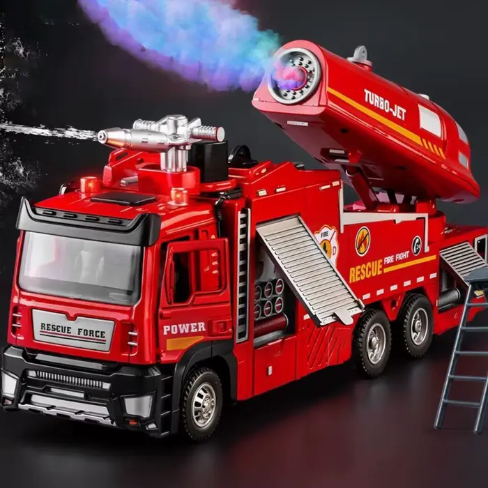 Modèle de camion de pompier à l'échelle 1:32