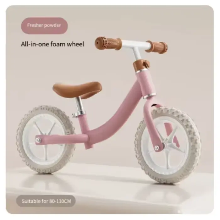 Vélo d'équilibre en alliage pour enfants, mini vélo push pour tout-petit, roue de 12 pouces, course,