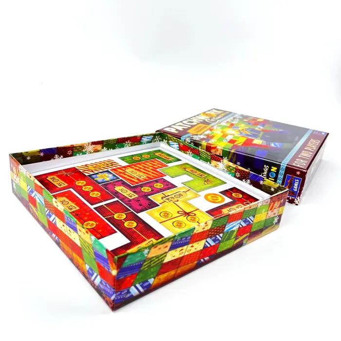 Jeu de société Patchwork Christmas – Jeu de stratégie classique pour les réunions entre amis et les soirées en famille