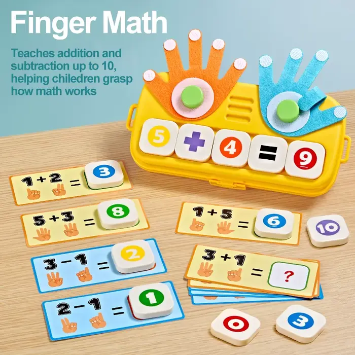 Jouet éducatif multicolore pour enfants de 3 à 6 ans apprendre à compter et manipuler les chiffres en s’amusant occasions spéciales et anniversaires