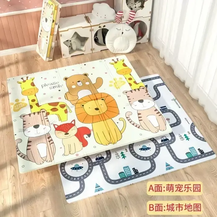Tapis de jeu éducatif et sportif imperméable pour enfants, mère et enfant, multicolore, pour les activités de jeu, exploration et développement moteur et cognitif