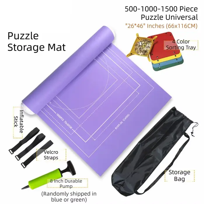 Ensemble de tapis de rangement pour Puzzle enroulable