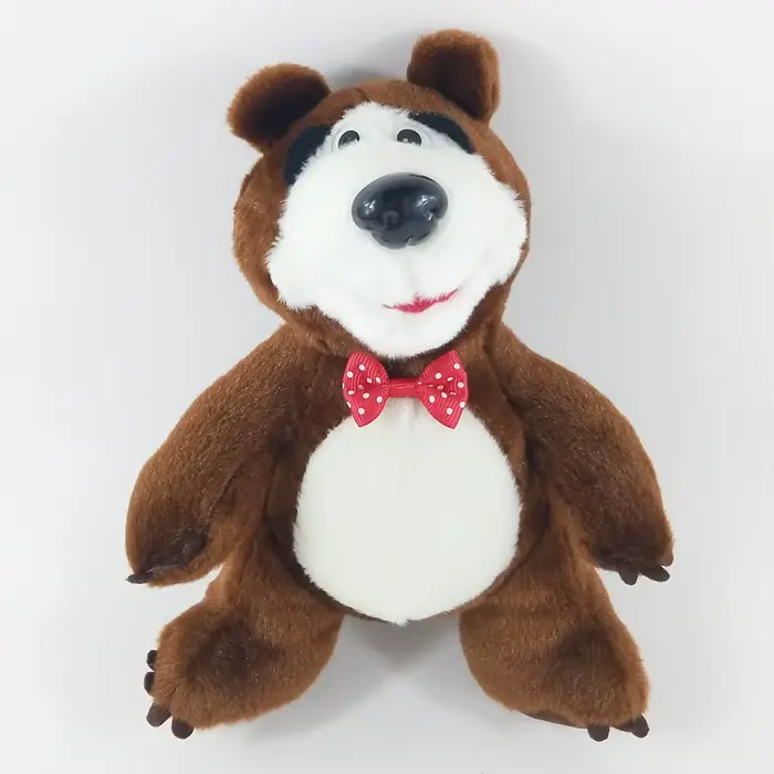 Jouet en peluche classique pour l'éducation de la petite enfance, poupée de dessin animé Masa Girl e