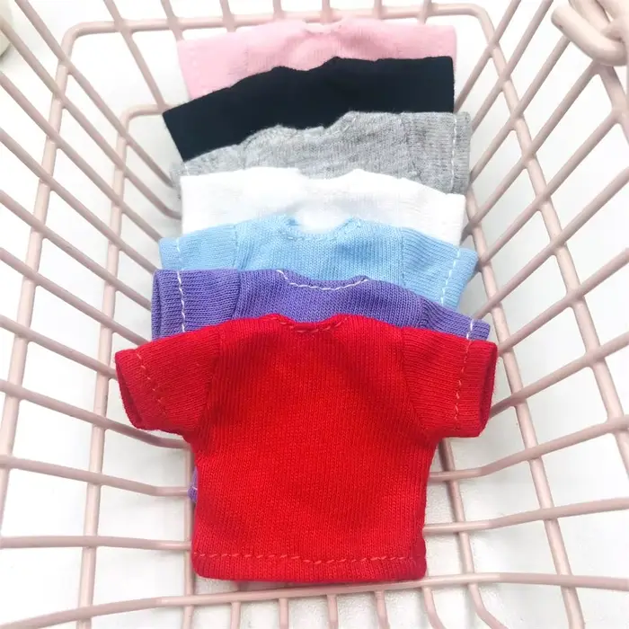 Vêtements de poupées OB11, 1 pièce, T-shirt décontracté, court et mignon, pour ob11,obitsu11,Molly,1
