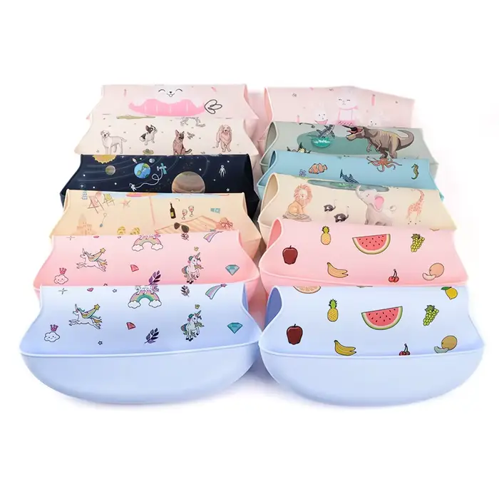 Bavoir Babi en Silicone imperméable
