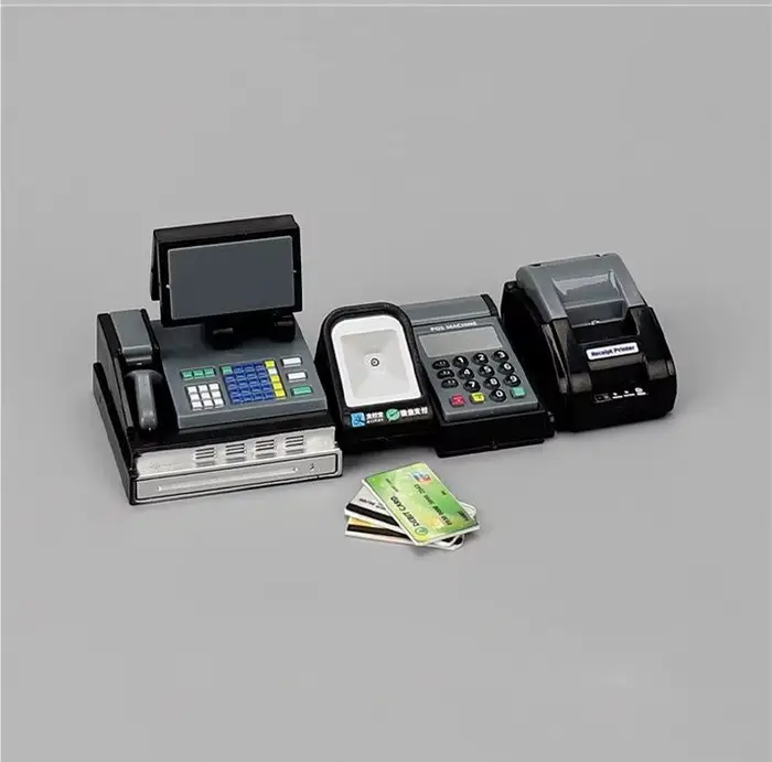 Ensemble de modèles de simulation de caisse enregistreuse pour mini-supermarché et magasin de proxim