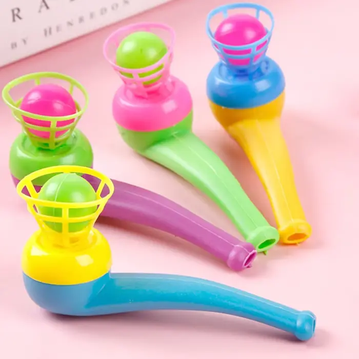 3 jouets de soufflage en plastique pour enfants, jeux d'extérieur, jouets d'équilibre, jouets éducat